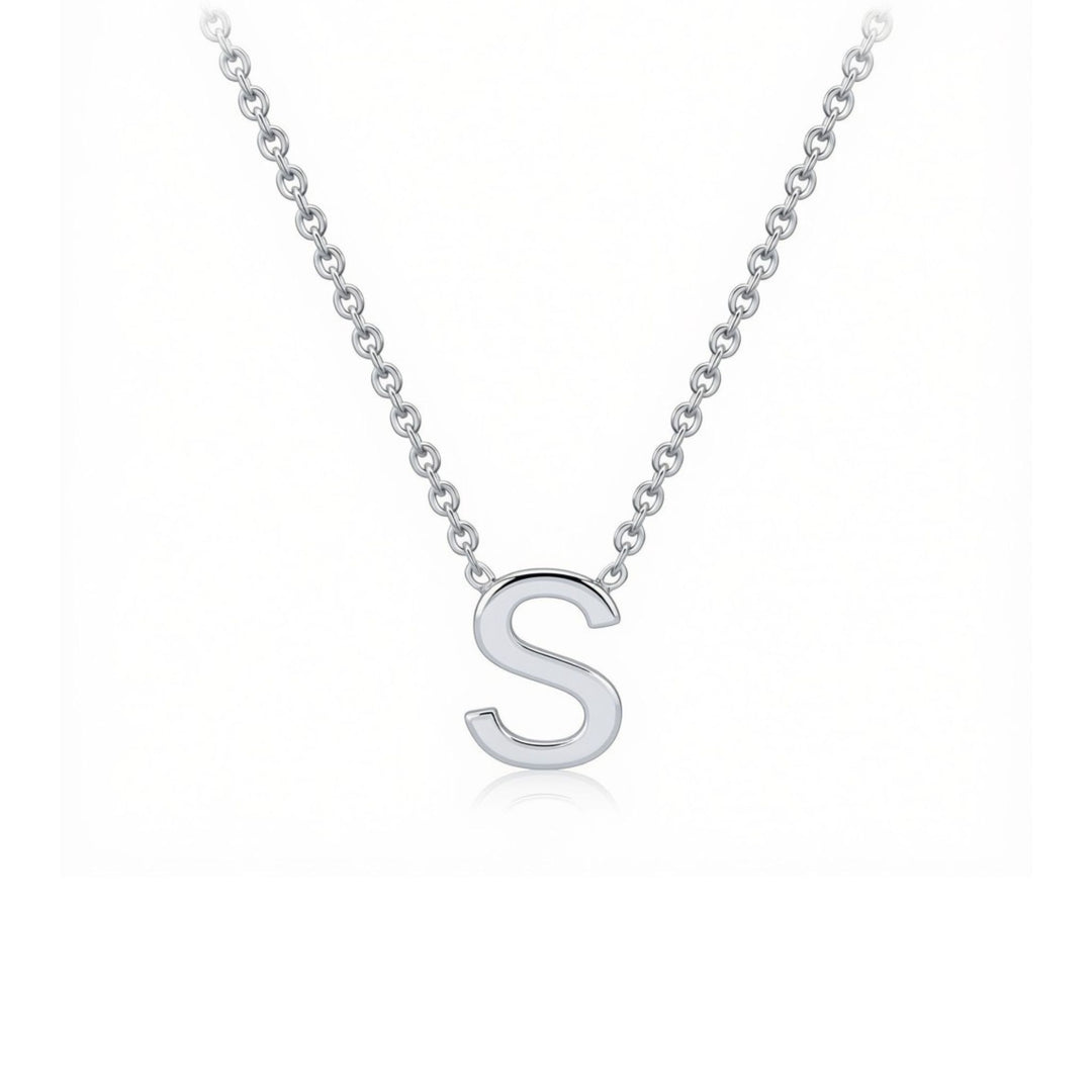 925 Sterling Silver Letter Necklace