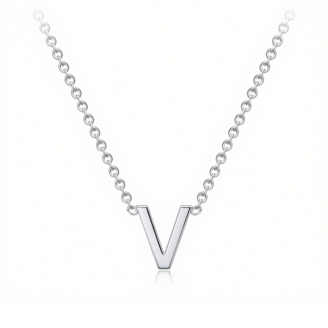 925 Sterling Silver Letter Necklace
