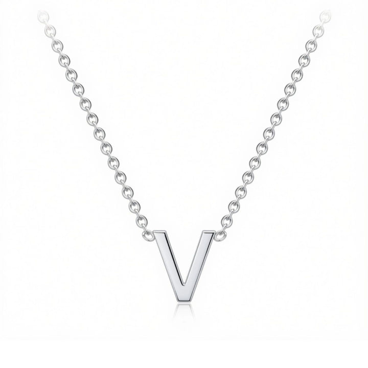 925 Sterling Silver Letter Necklace