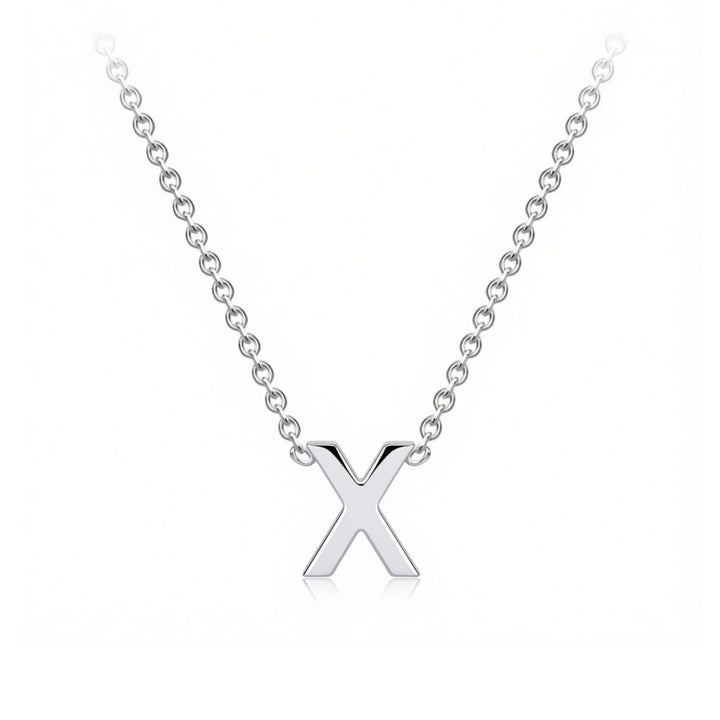 925 Sterling Silver Letter Necklace