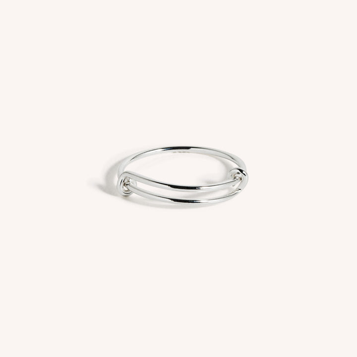925 Sterling Silver Mae stacking ring - demi-fine jewellery by Margot Georgia