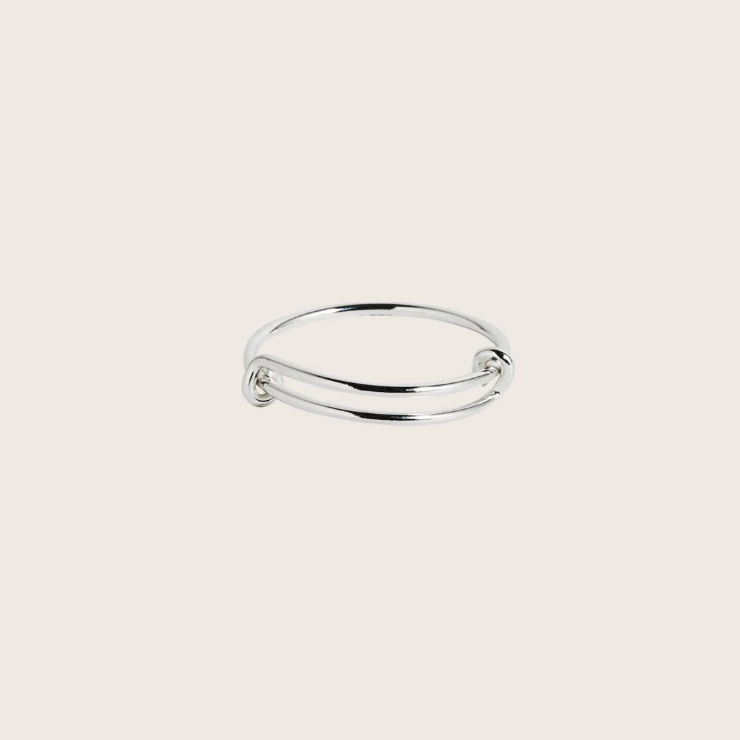925 Sterling Silver Mae stacking ring - demi-fine jewellery by Margot Georgia