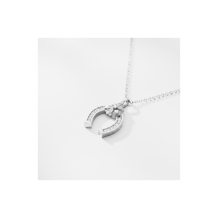 925 Sterling Silver Soleia Lucky Horseshoe Charm