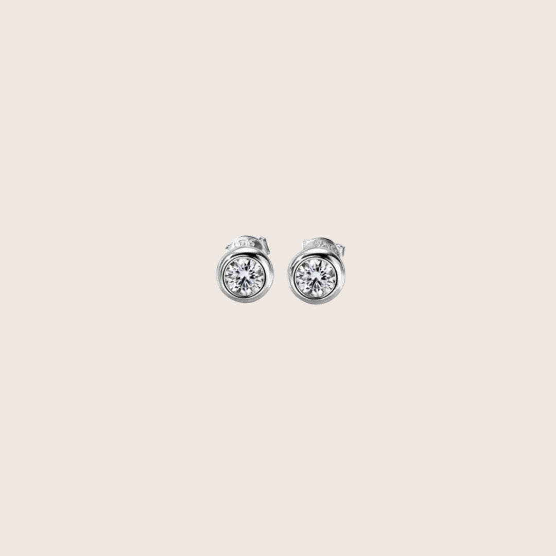 925 Sterling Silver Tamako stud earrings in small - demi-fine jewellery by Margot Georgia