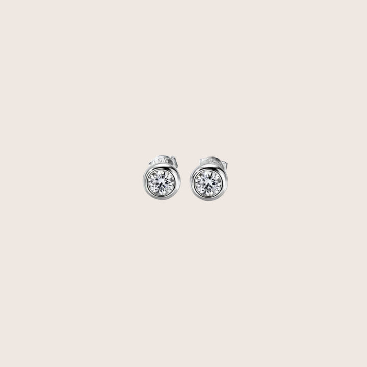 925 Sterling Silver Tamako stud earrings in small - demi-fine jewellery by Margot Georgia