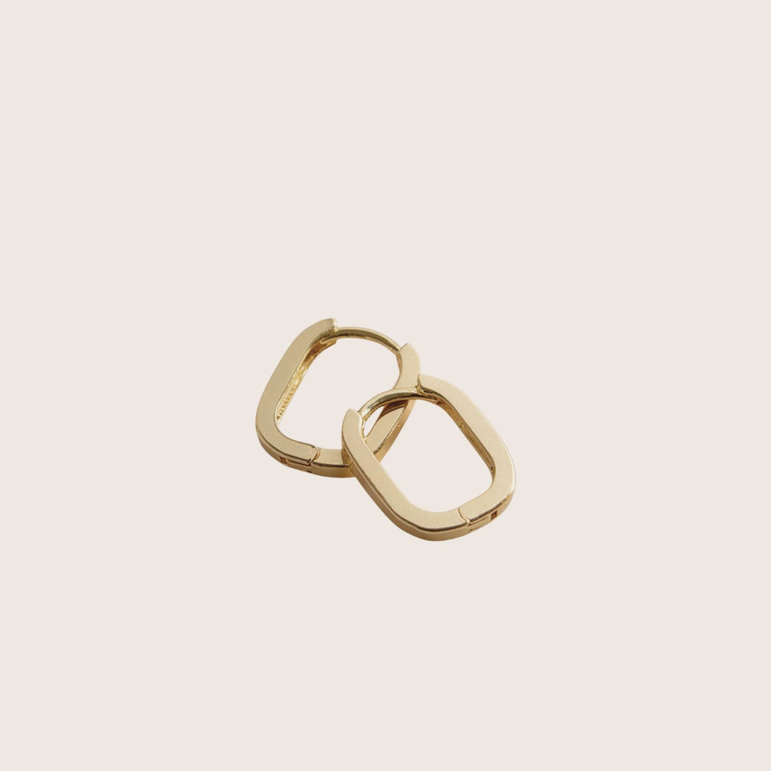 9K Solid Gold Maisee Huggies earrings