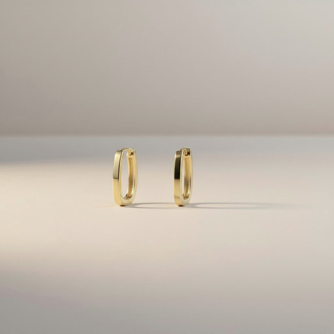 9K Solid Gold Maisee Huggies earrings