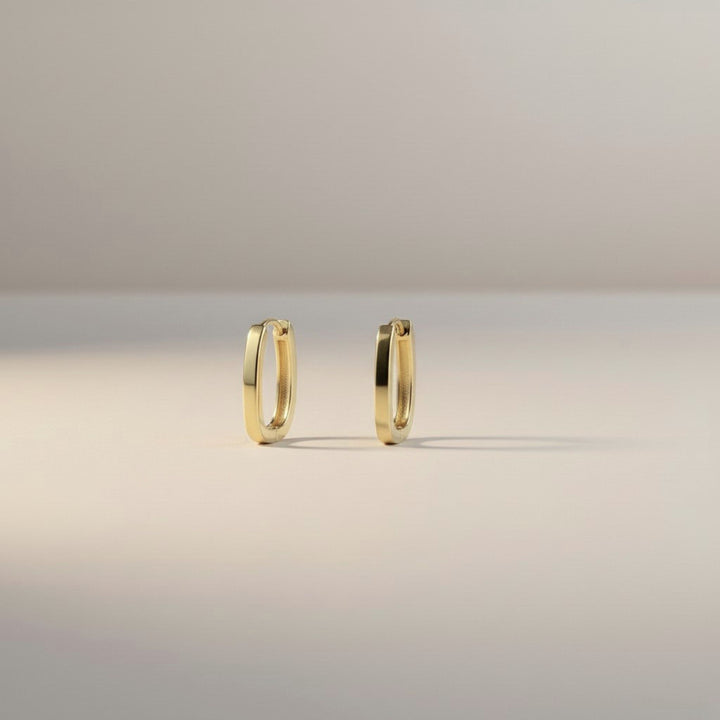 9K Solid Gold Maisee Huggies earrings