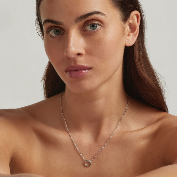 925 Sterling Silver Amara CharmEdit Necklace