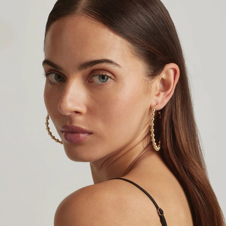14K Gold Filled Arjeta Hoop Earrings