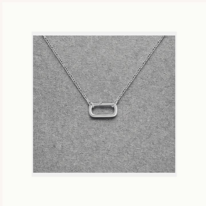 925 Sterling Silver CharmEdit Necklace with Customisable Front Link
