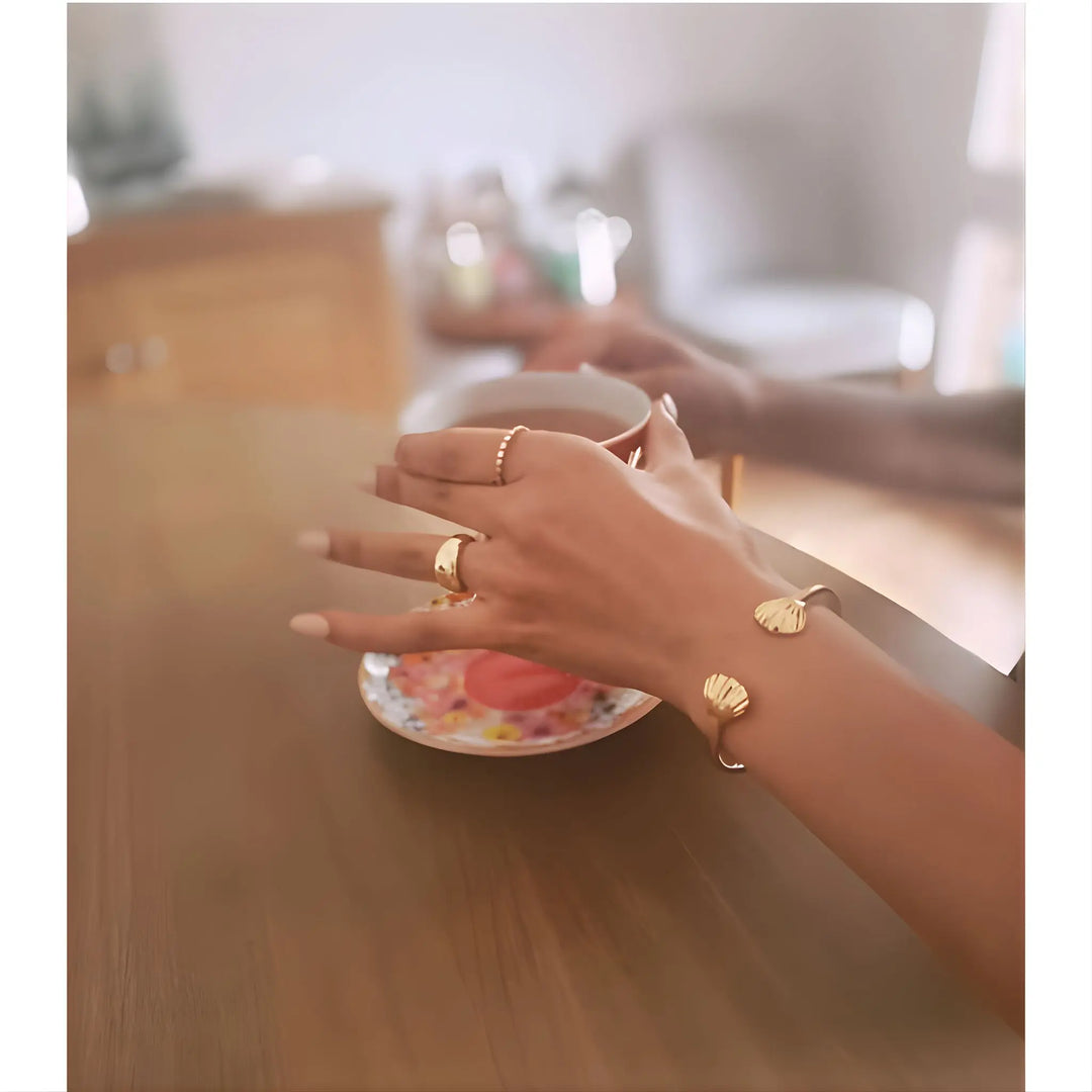 14K Gold Vermeil Dome Elysse Ring