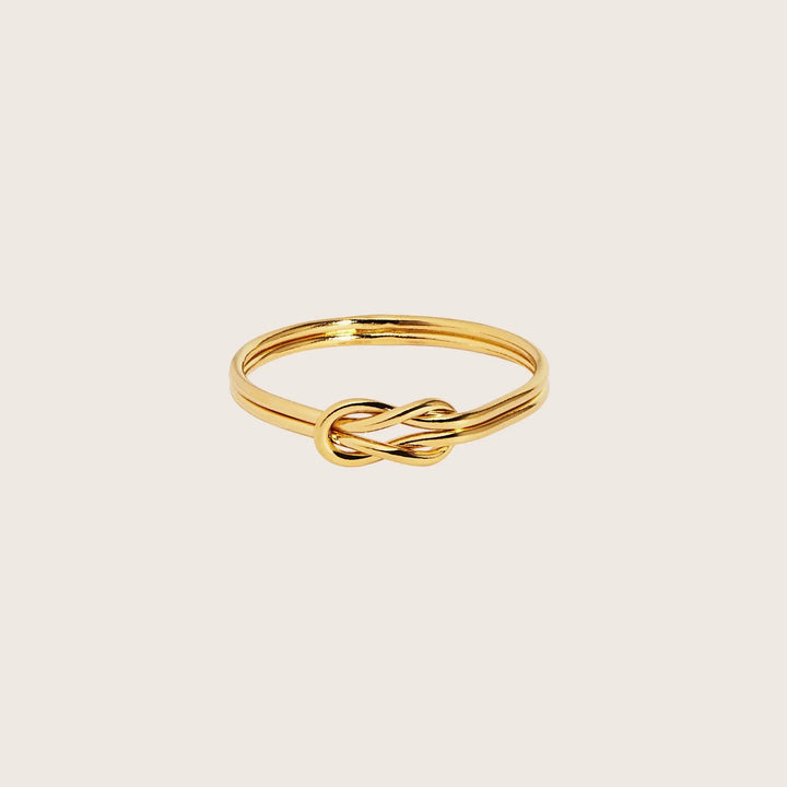 14K Gold Filled Double Knot Stacking Ring
