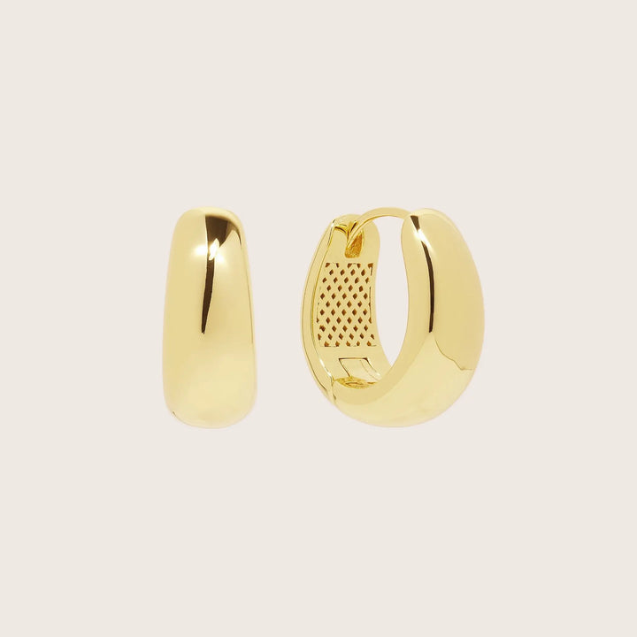 14K Gold Vermeil Grande Elysse Hoops