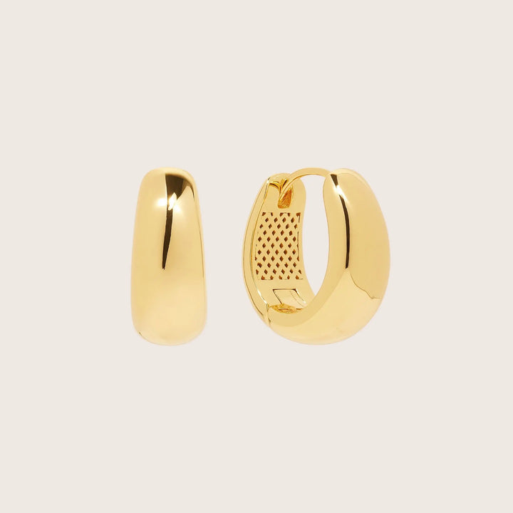 18K Gold Vermeil Grande Elysse Hoops