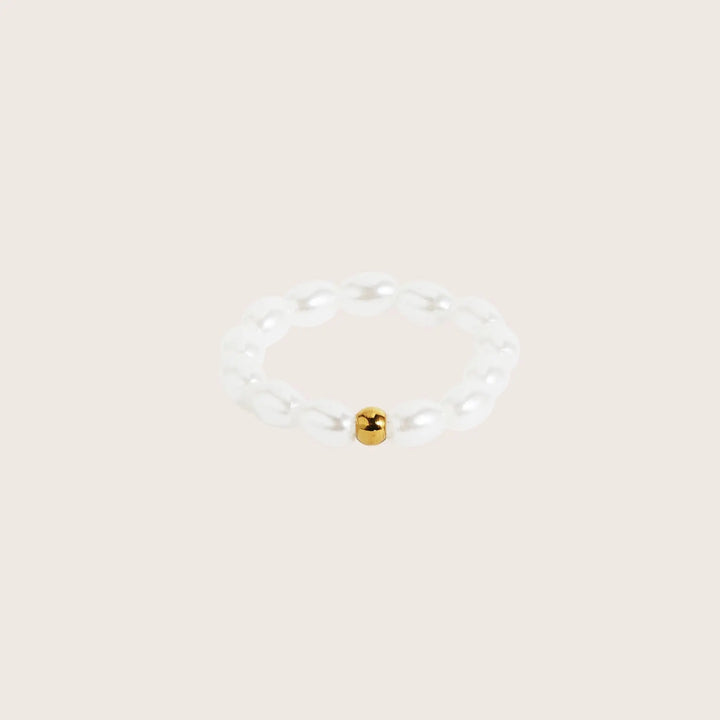 Beaded Freshwater Pearl Ring