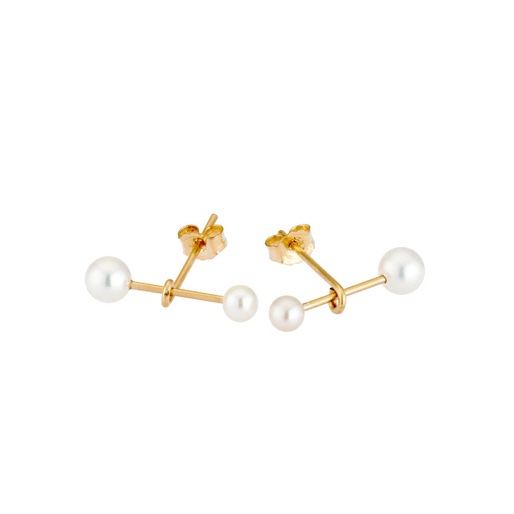 14K Gold Filled Inci Pearl Baton Earrings