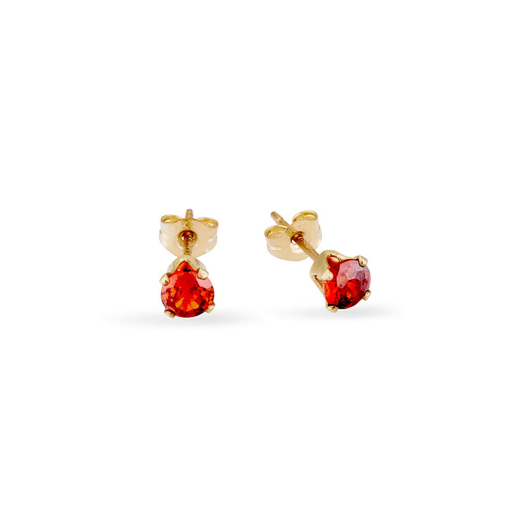 14K Gold Filled Zircon Stud Earrings