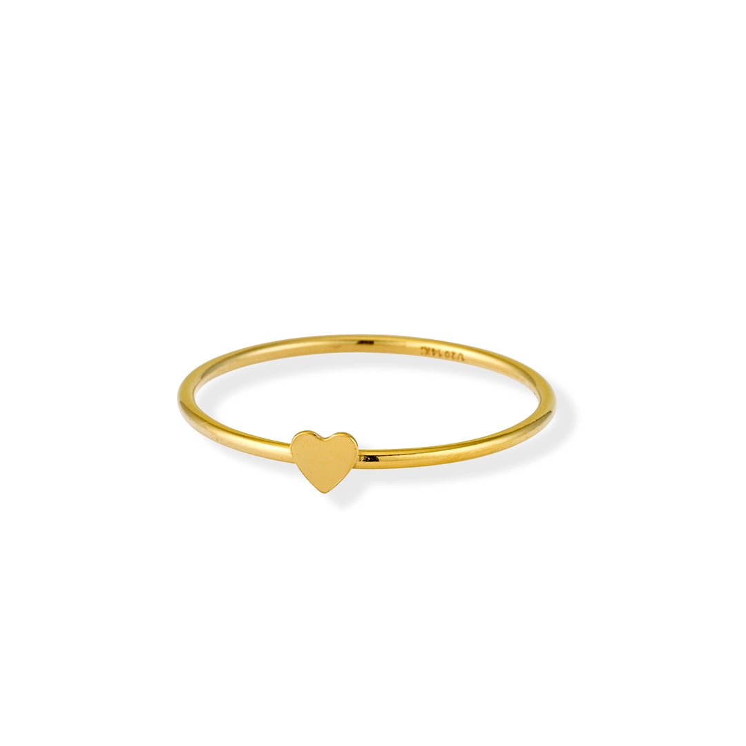 14K Gold Filled Four Leaf Clover Ring