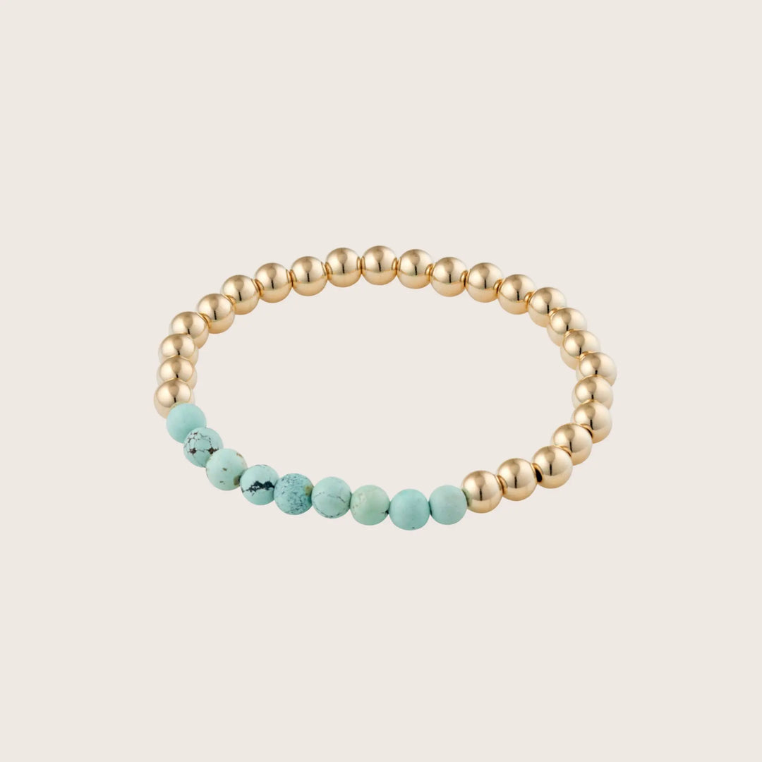 14K Gold Filled Gilda Bracelet with Natural Gemstones