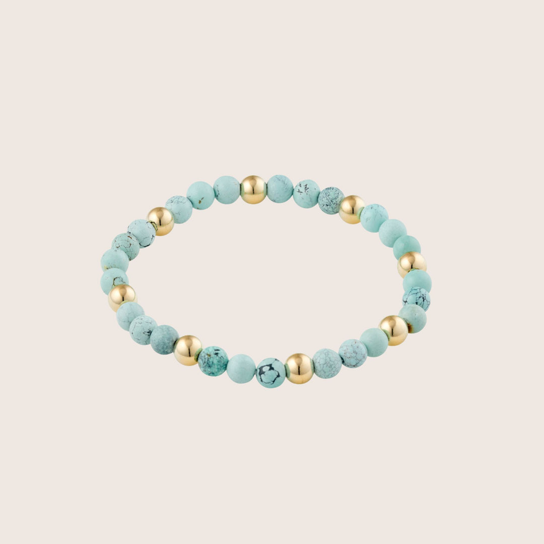 14K Gold Filled Gilda Bracelet with Natural Gemstones