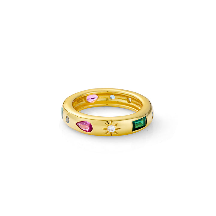 18K Gold Vermeil Amitola Gemstone Ring