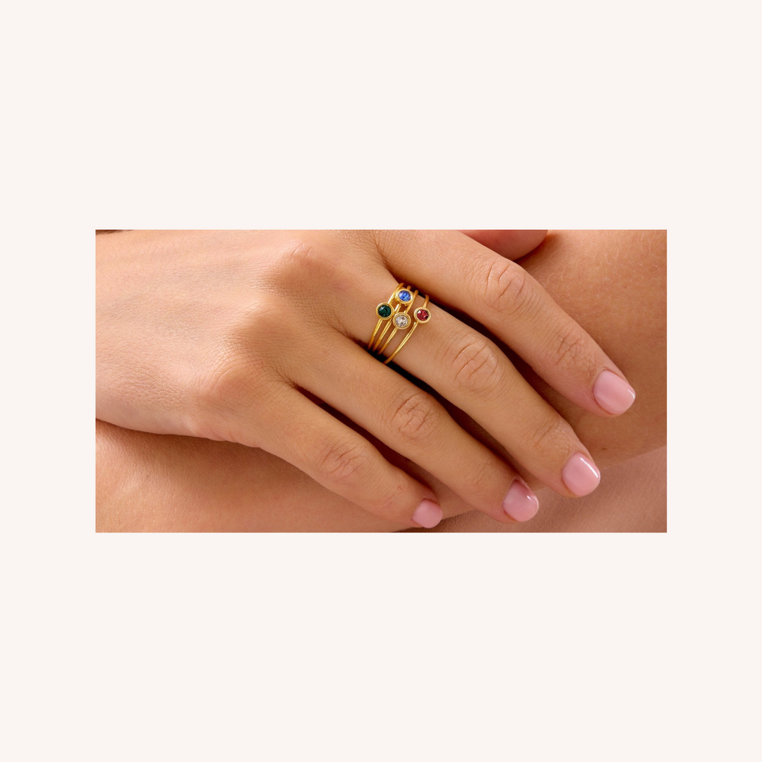 14K Gold Filled Harper Stacking Rings