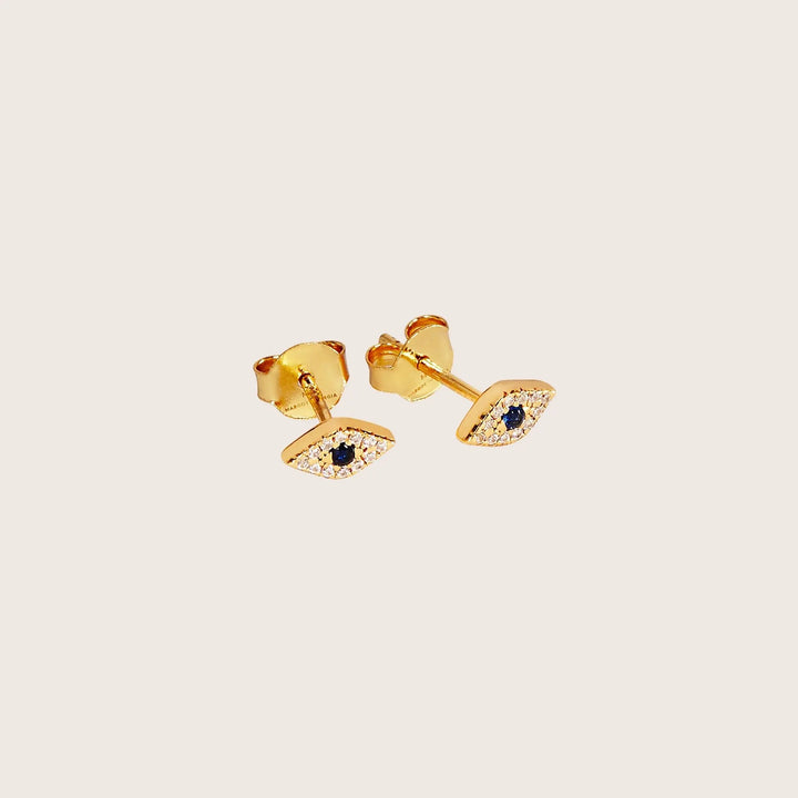 18K Gold Vermeil Jacalin Evil Eye Set