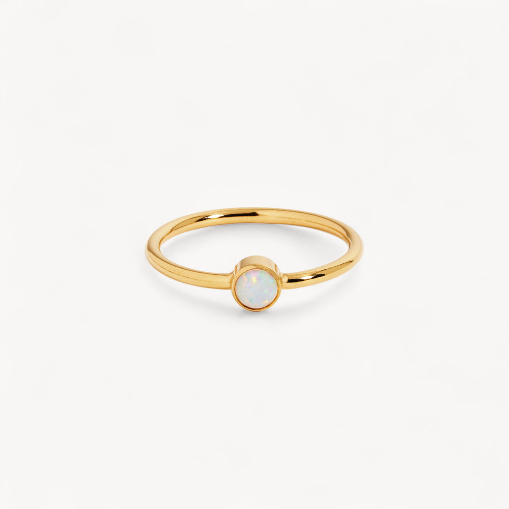 14K Gold Filled Opal Stacking Ring