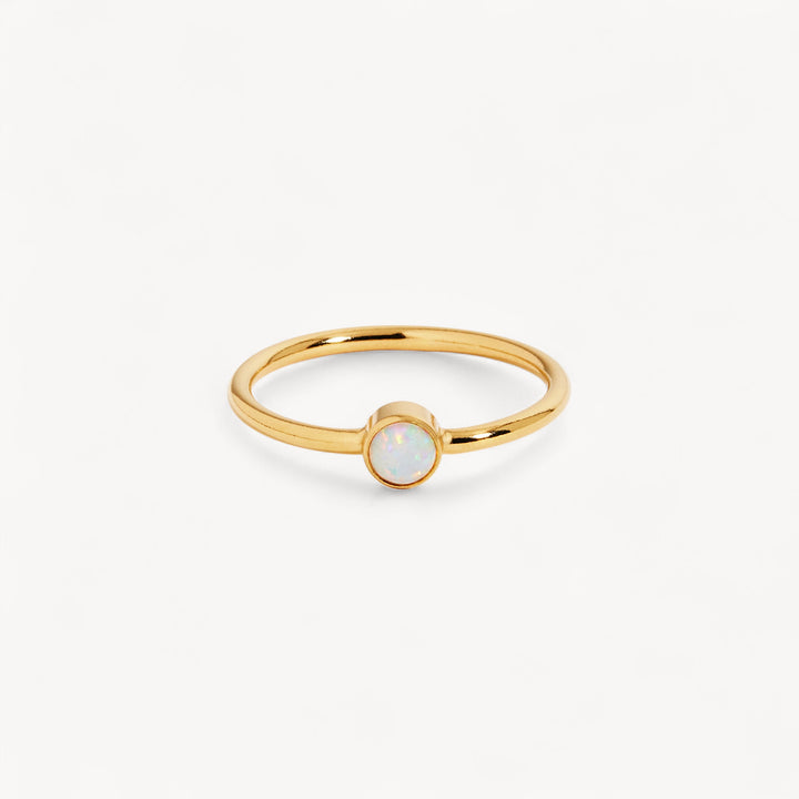 14K Gold Filled Opal Stacking Ring