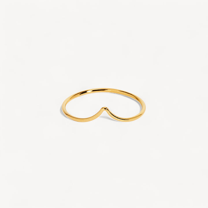 14K Gold Filled Chevron Stacking Ring