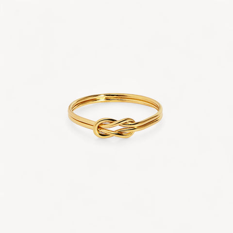 14K Gold Filled Double Knot Stacking Ring
