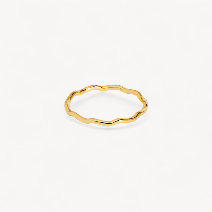 14K Gold Filled Gal Wave Stacking Ring