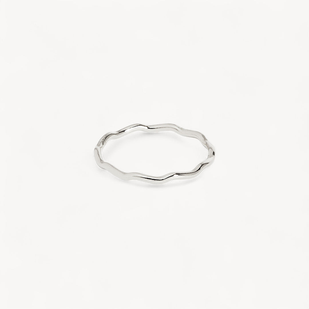 14K Gold Filled Gal Wave Stacking Ring