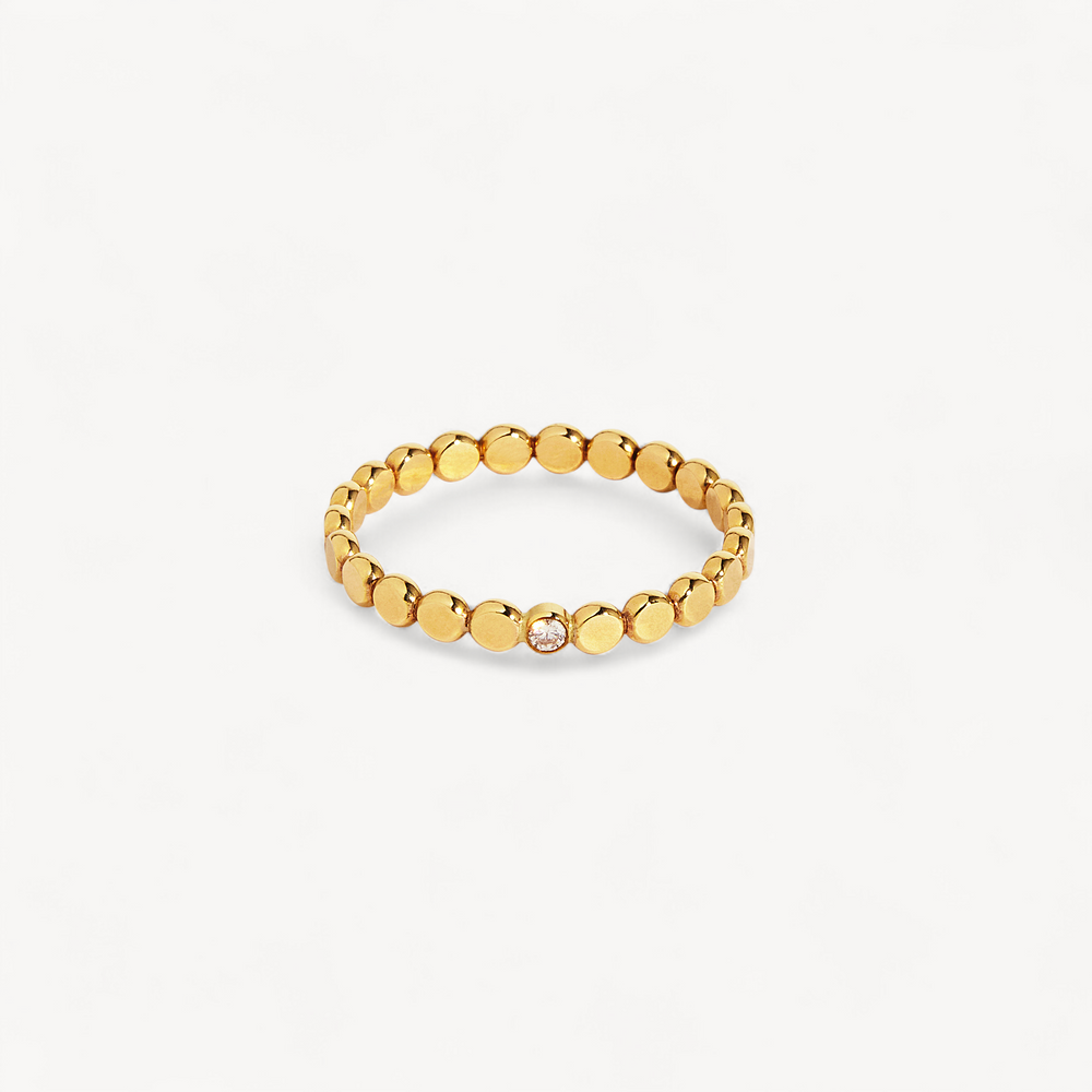 14K Gold Filled Iris Ring