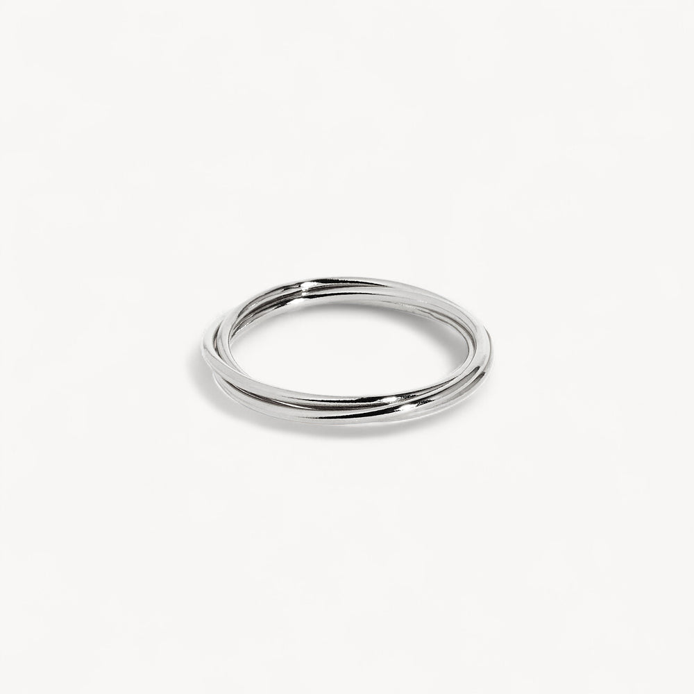 14K Gold Filled Interlocking Rings