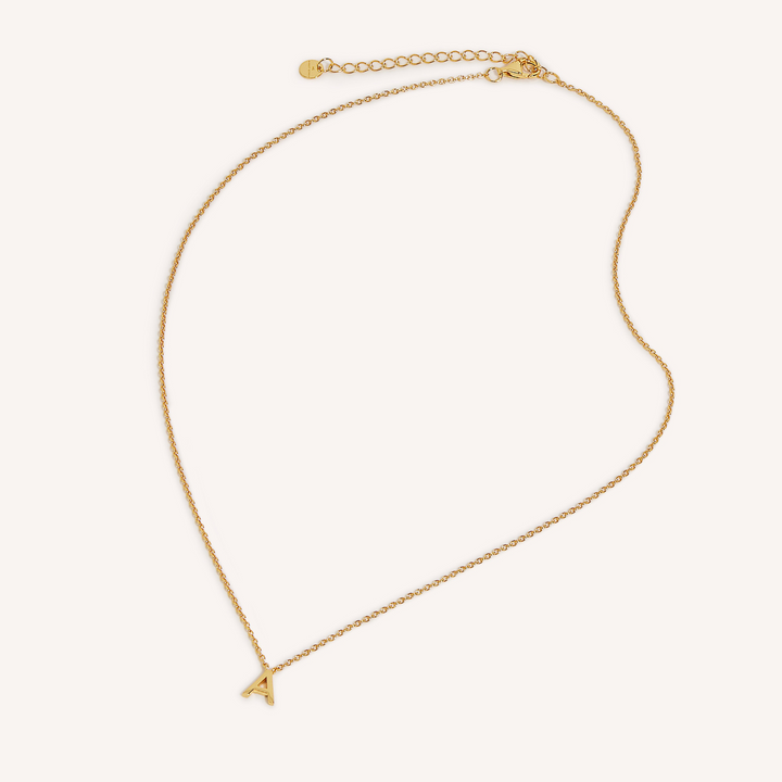 18K Gold Plated Letter Necklace