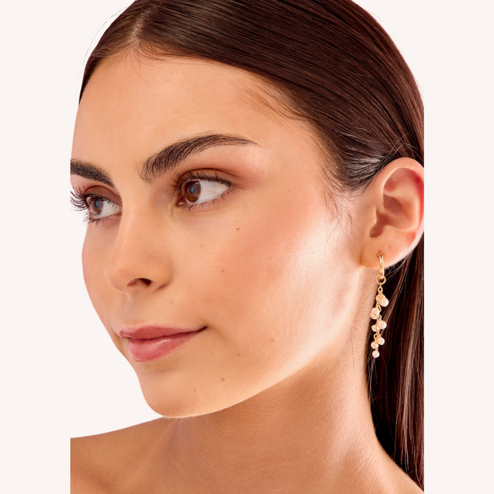 14K Gold Filled Pearl Drop Marsaili Earrings