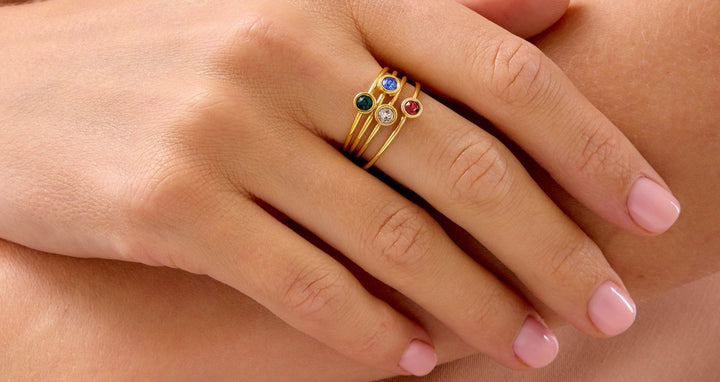 14K Gold Filled Harper Stacking Rings