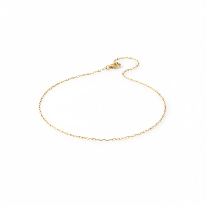 14K Gold Filled Delicate Paperclip Necklace