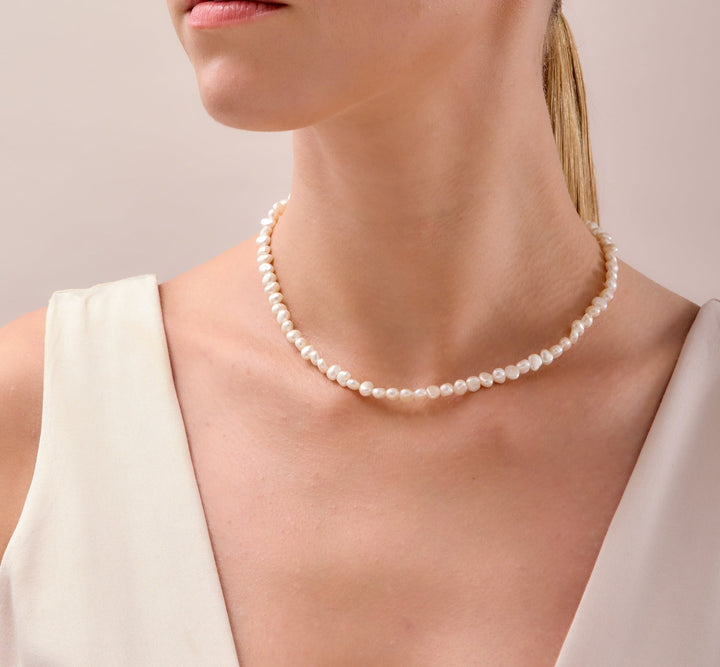 14K Gold Filled Lachelle Baroque Pearl Necklace