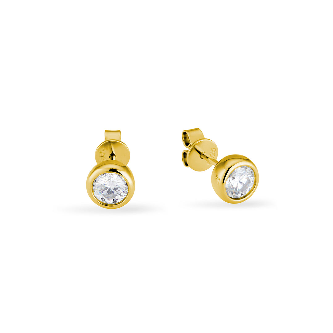 18K Gold Tamako Stud Earrings