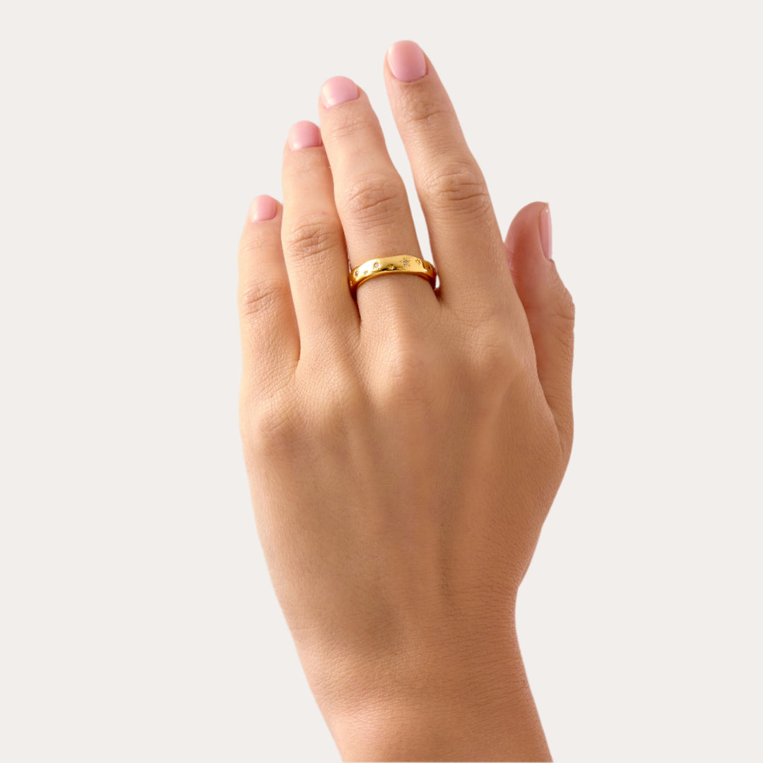 18K Gold Vermeil Stargazing Ring