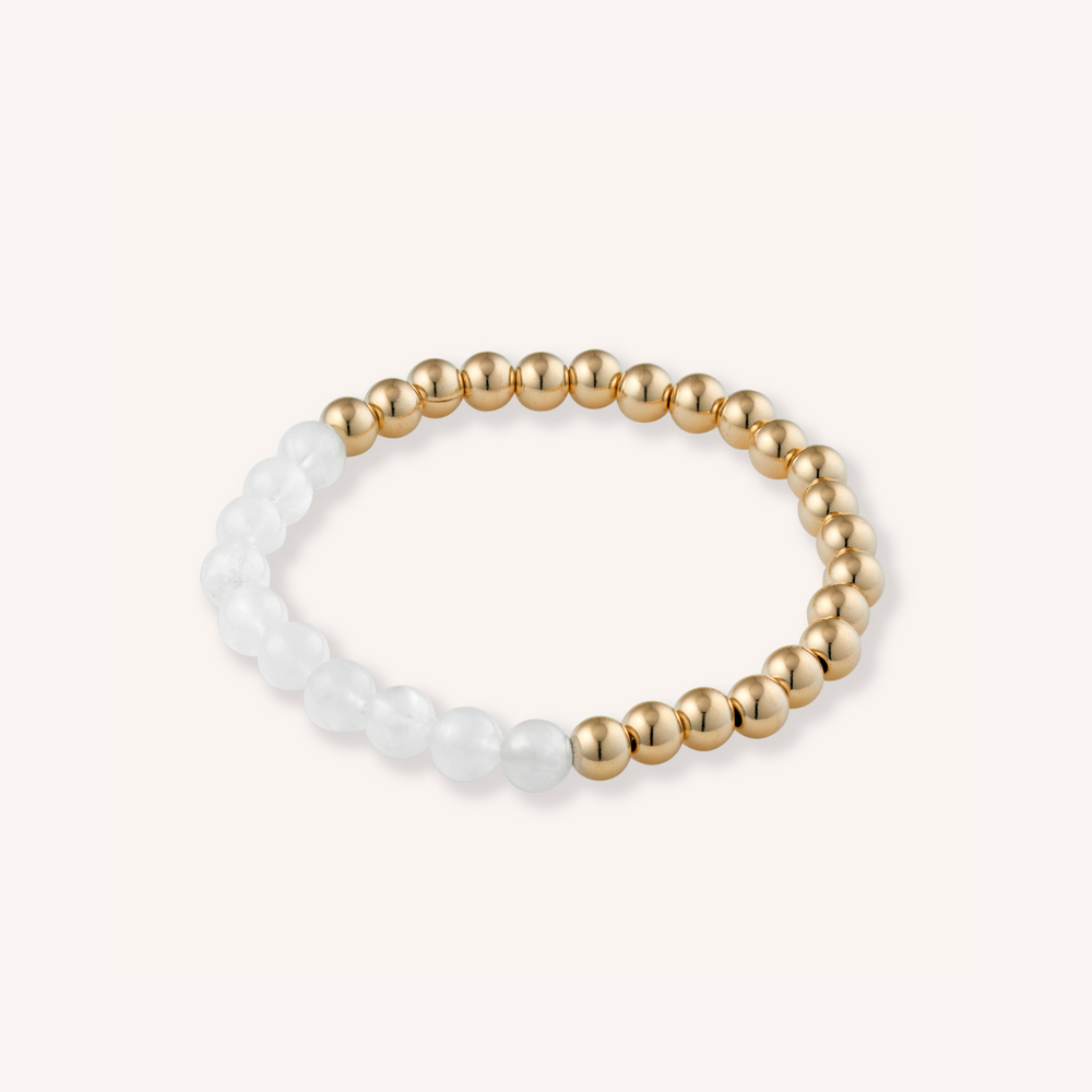 14K Gold Filled Gilda Bracelet with Natural Gemstones
