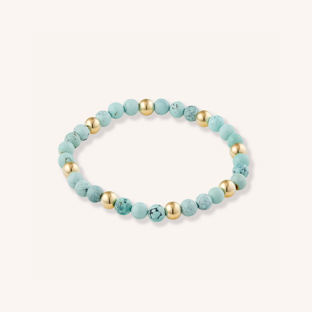 14K Gold Filled Gilda Bracelet with Natural Gemstones