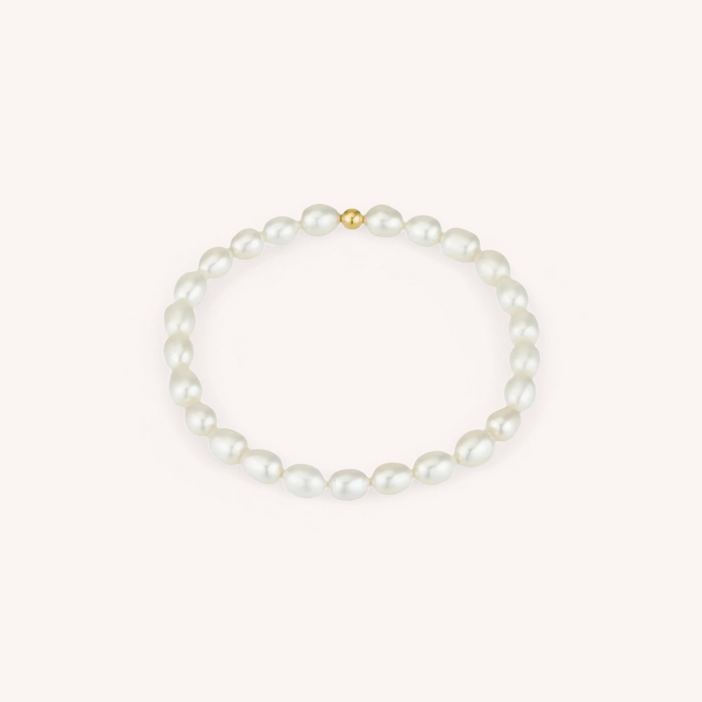 14K Gold Filled Luna Freshwater Pearl Bracelet