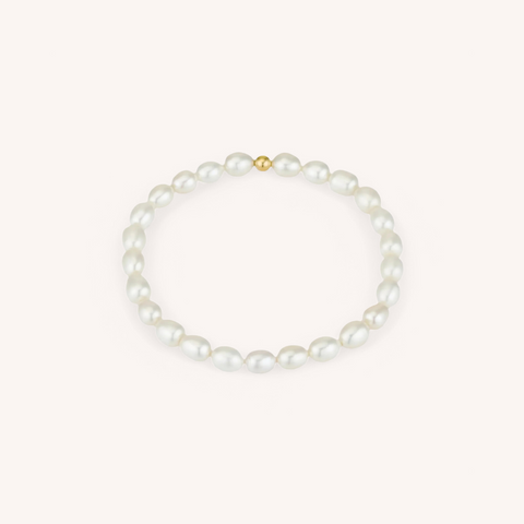 14K Gold Filled Luna Freshwater Pearl Bracelet