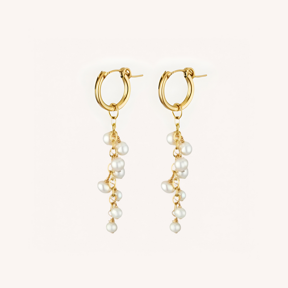 14K Gold Filled Pearl Drop Marsaili Earrings