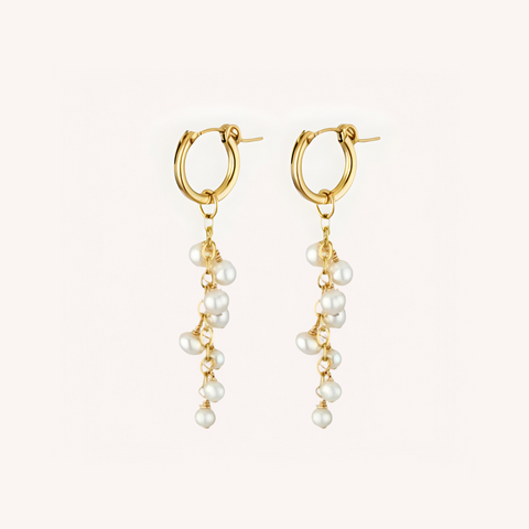 14K Gold Filled Pearl Drop Marsaili Earrings