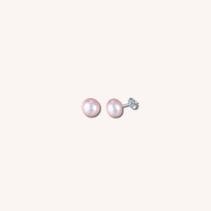 925 Sterling Silver Lula Pearl Stud Earrings